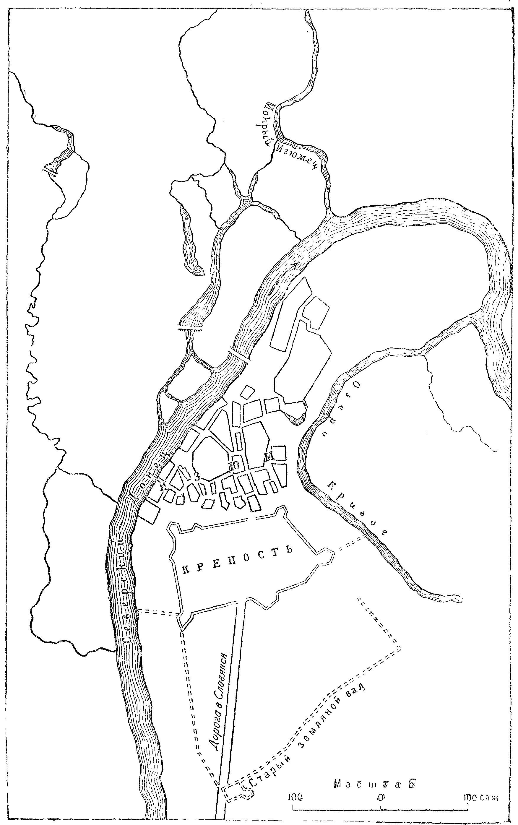 План города Изюма 1786 г