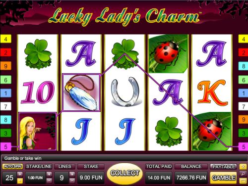 Бесплатный симулятор автомата «Lucky Lady’s Charm» — Леди Удача